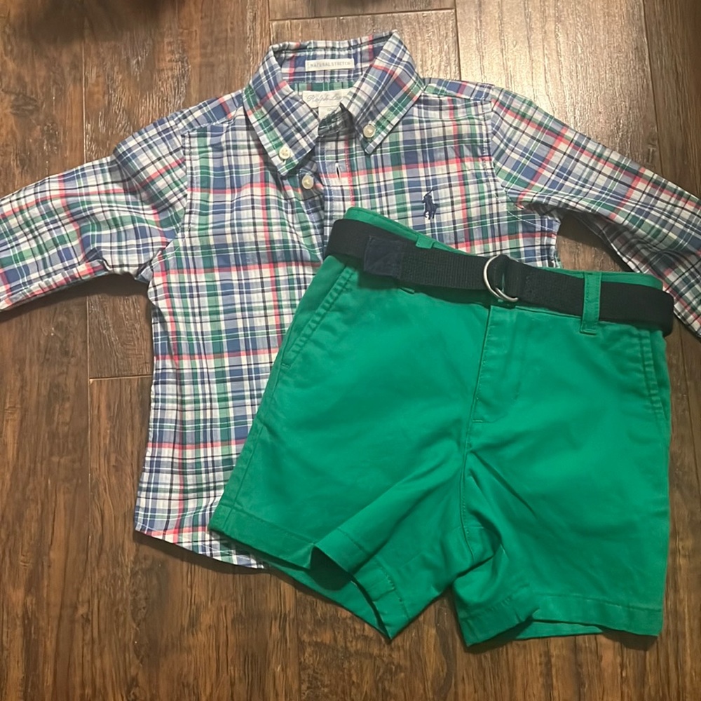 Baby boy ralph lauren set 12m